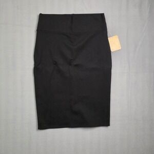 HYBRID & COMPANY BLACK CASUAL WORK OFFICE STRETCHY PENCIL SKIRT CAREER XL NWT